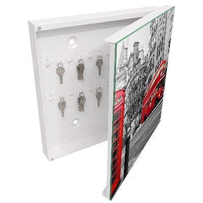 Nøgleskab London-kontrast