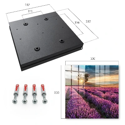 Nøgleboks Lavendel Solnedgang