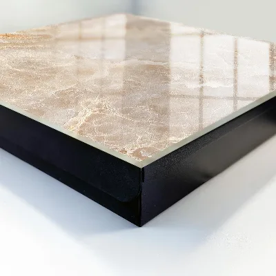 Nøgleboks i beige marmor