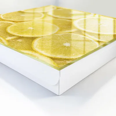Nøgleskab med citronskive-motiv