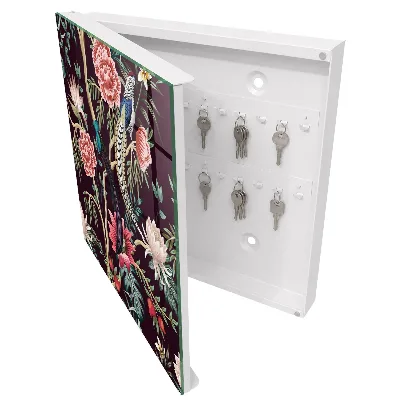 Nøgleskab til hjemmet Blomster og fugle