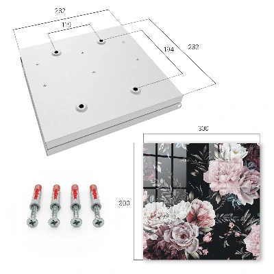 Nøgleskab Blomstercharme