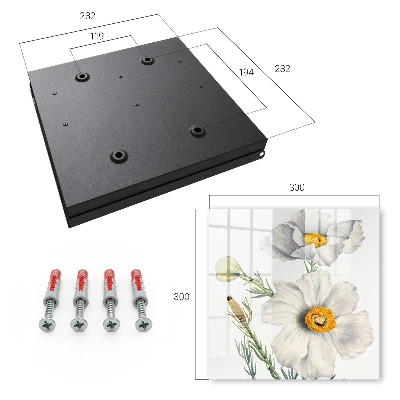 Nøgleskab Blomster natur