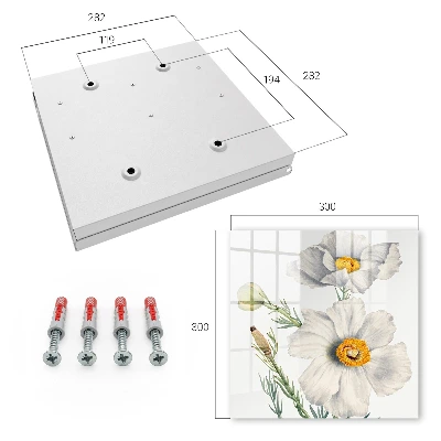 Nøgleskab Blomster natur
