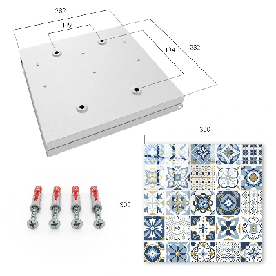 Nøgleboks Farverige fliser