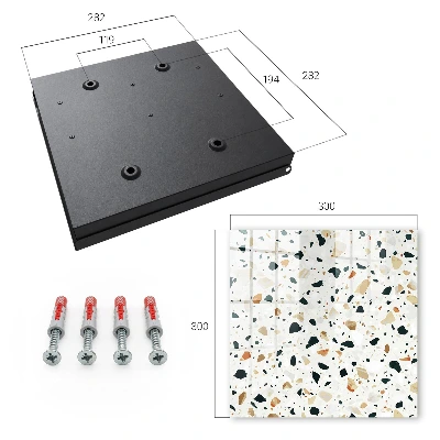 Nøgleskab Terrazzo-mønster