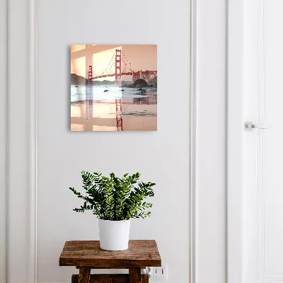 Nøgleskab til hjemmet i solnedgangsdesign