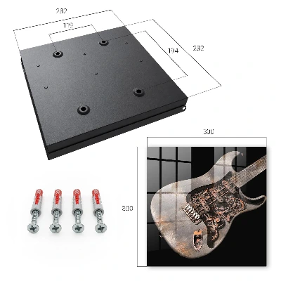 Nøgleskab til hjemmet Mekanisk guitar