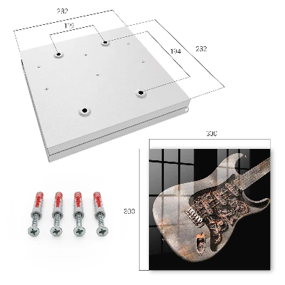 Nøgleskab til hjemmet Mekanisk guitar
