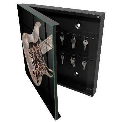 Nøgleskab til hjemmet mekanisk guitar-design