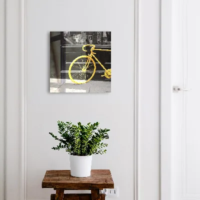 Nøgleboks Gul cykel