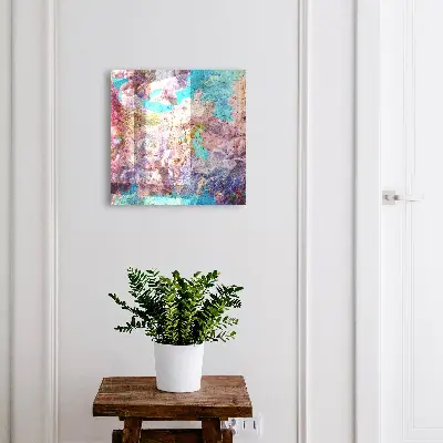 Nøgleskab til hjemmet Farverige blomster