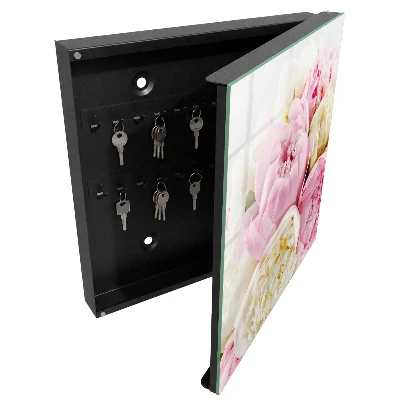 Nøgleskab til hjemmet Pastelblomster
