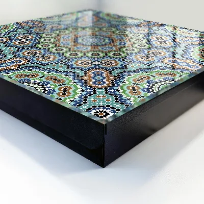 Nøgleskab til hjemmet Farverig mosaik