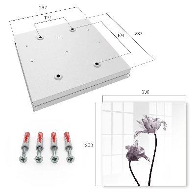 Nøgleskab Minimalistiske blomster