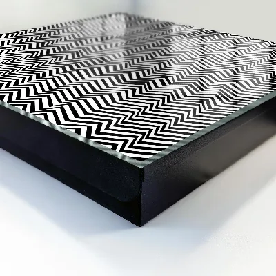 Nøgleskab til hjemmet med dynamisk zigzag-mønster