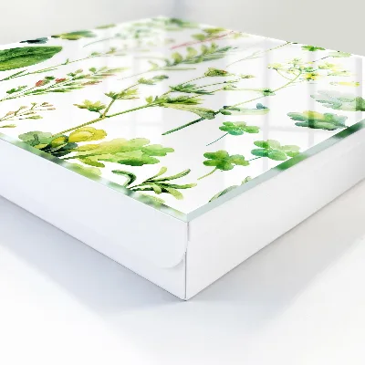 Nøgleskab til hjemmet Planteakvarel