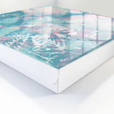 Nøgleskab til hjemmet i pastelblade-design