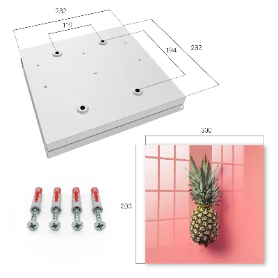Nøgleskab Eksotisk ananas