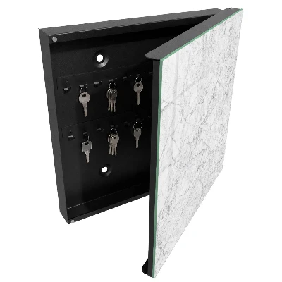 Nøgleskab i marmor-look