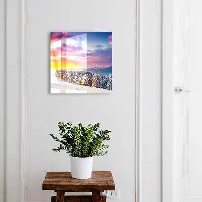 Nøgleskab til hjemmet Vintersolnedgang