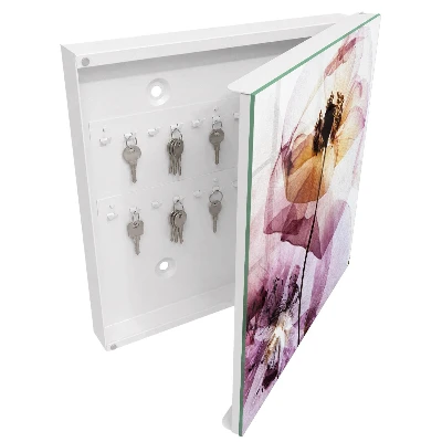 Nøgleskab til hjemmet med blomsteragtigt elegant design