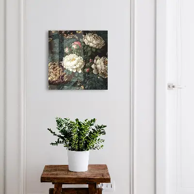 Nøgleskab til hjemmet Pæonblomster