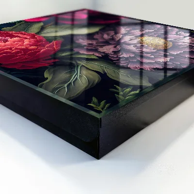 Nøgleboks luksusblomster-design