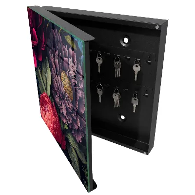 Nøgleboks luksusblomster-design
