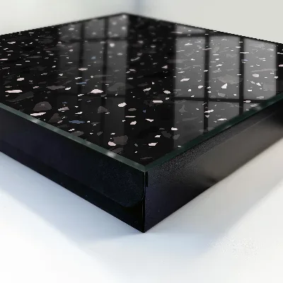 Nøgleskab Sort terrazzo
