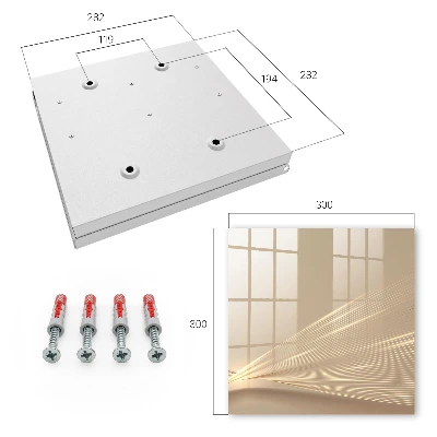 Nøgleskab til hjemmet Minimalistiske linjer