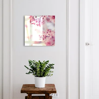 Nøgleskab med blomsterdekoration