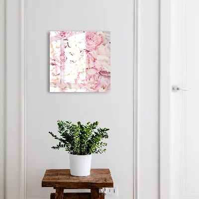 Nøgleskab til hjemmet Pastelblomster