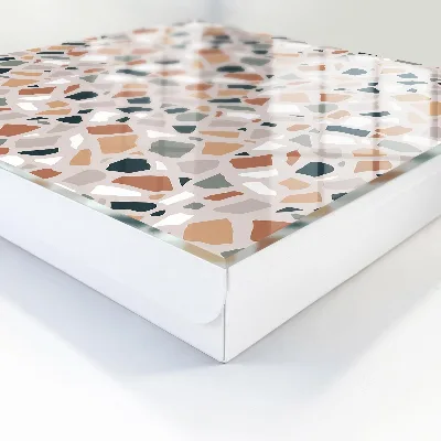 Nøgleskab i stenmosaik