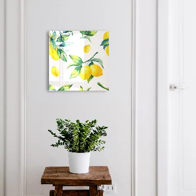 Nøgleboks Akvarel citroner