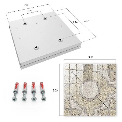 Nøgleskab til hjemmet Elegant mosaik