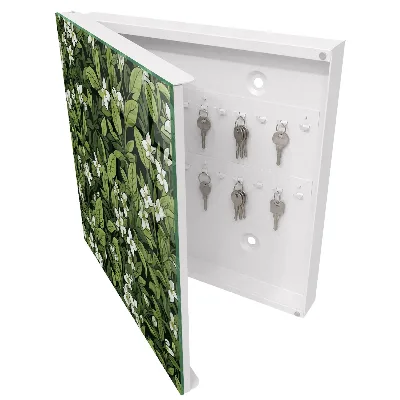 Nøgleboks med plantemotiv