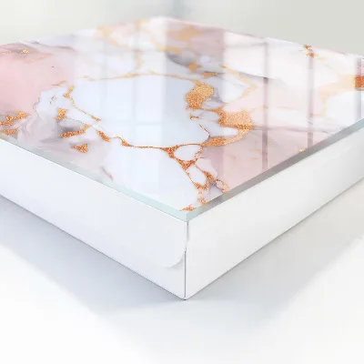 Nøgleskab til hjemmet i abstrakt marmor-design