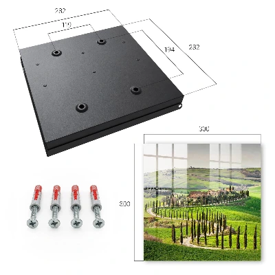 Nøgleskab Toscansk landskab