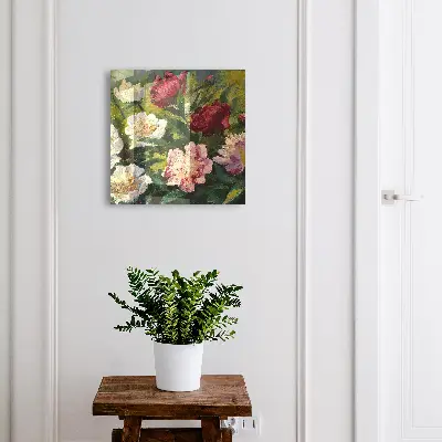 Nøgleskab til hjemmet Farverige blomster