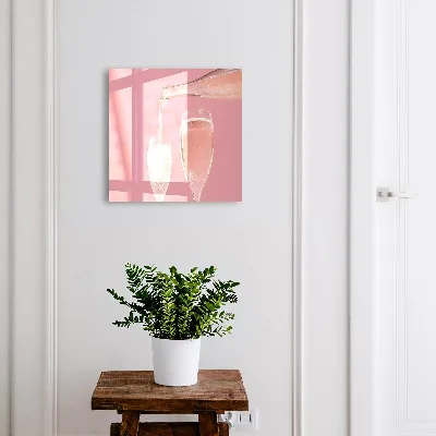 Nøgleskab Champagneglas