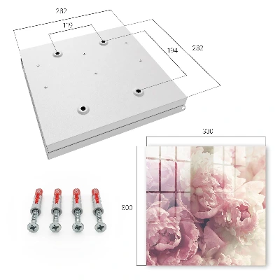 Nøgleskab til hjemmet Pæonblomster