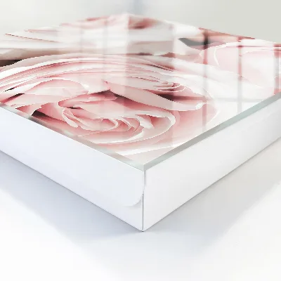Nøgleboks i design med pastelfarvede roser