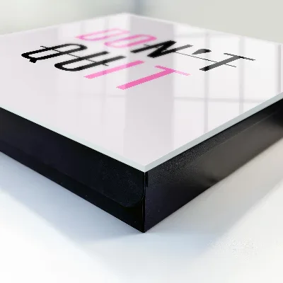 Nøgleskab Motiverende typografi
