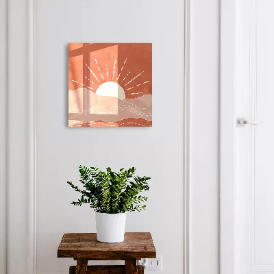 Nøgleskab i designet Orange daggry