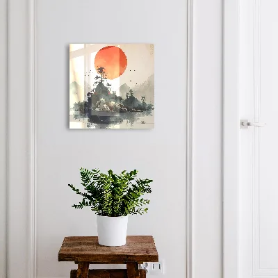 Nøgleskab Bjerglandskab