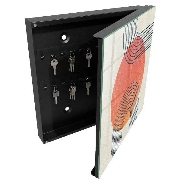 Nøgleskab til hjemmet i geometrisk design