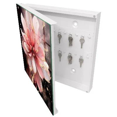 Nøgleskab til hjemmet Lyserød blomst