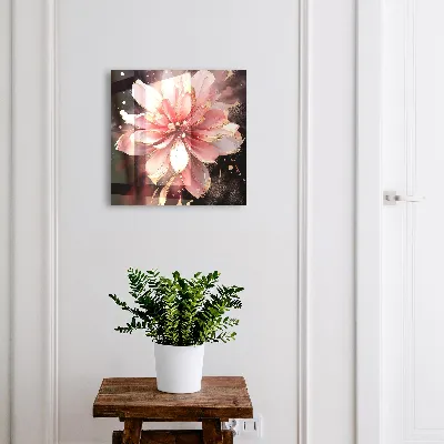 Nøgleskab til hjemmet Lyserød blomst