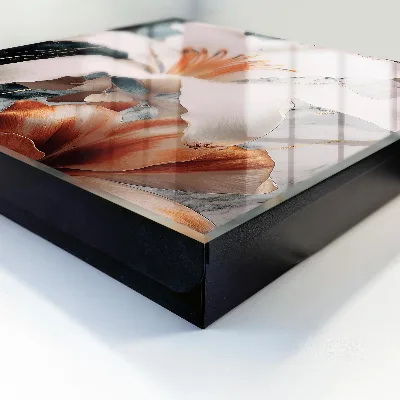 Nøgleskab med blomstermotiv